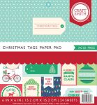 CSM Paper Pad 6"x6" - Christmas Tags