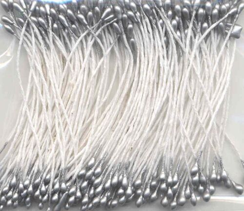 TPY Embellishments - Thread Pollen/Blütenstände Silber