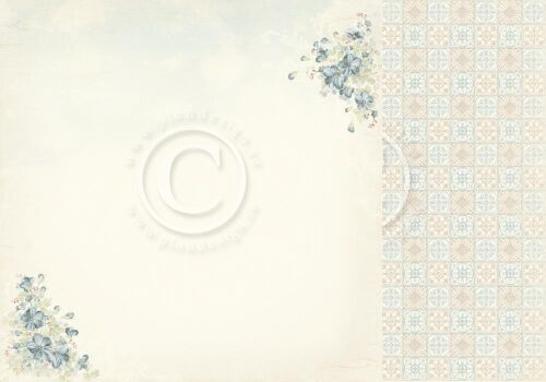 PIO Cardstock - Cherry Blossom Lane Himalayan poppy