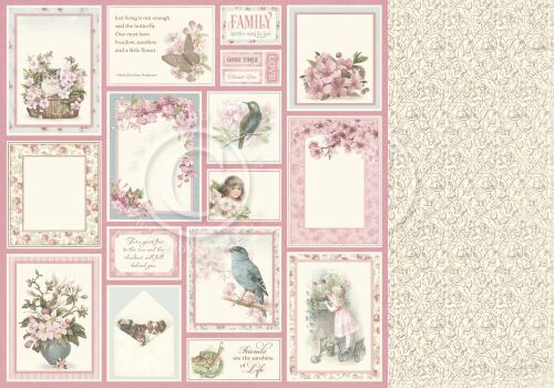 PIO Cardstock - Cherry Blossom Lane Sweet memories