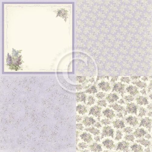 PIO Cardstock - New Beginnings 6x6" Dreams of Lilac