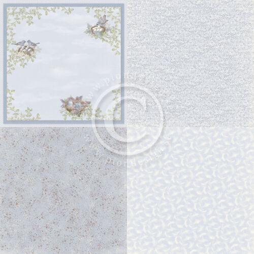 PIO Cardstock - New Beginnings 6x6" Nesting Birds
