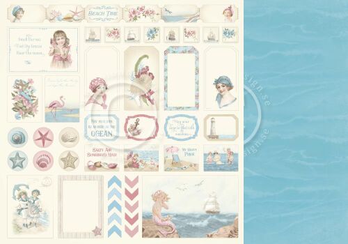 PIO Cardstock - Seaside Stories Cut-Outs