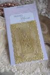 JDL Dresden Trim - Scallop Lace Doily Gold