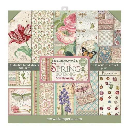 STP Paper Pad 12x12" - Spring Botanic