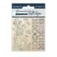 STP Decorative Chips/Laserstanzteile - Flowers & Tile