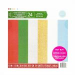 CSM Paper Pad 12"x12" - Holiday Glitzy Solids