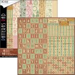 CBL Paper Pad 12x12" - Voyages Extraordinaire Patterns 8BL