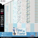 CBL Paper Pad 12x12" - Time for Home Patterns 8BL