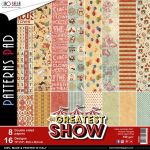 CBL Paper Pad 12x12" - The Greatest Show Patterns 8BL