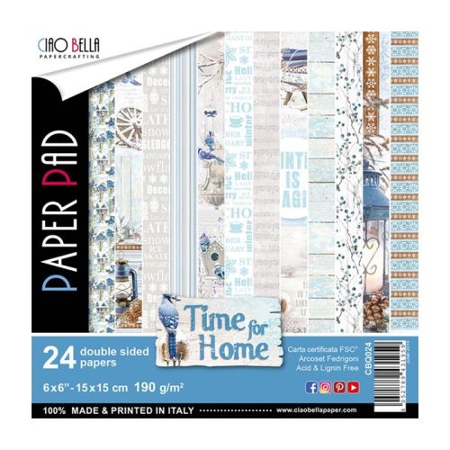 CBL Paper Pad 6*6" - Time for Home
