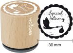 WDD Holzstempel rund - Special Delivery