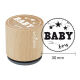 WDD Holzstempel rund - Baby Boy