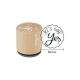 WDD Holzstempel rund - Lets say Yes