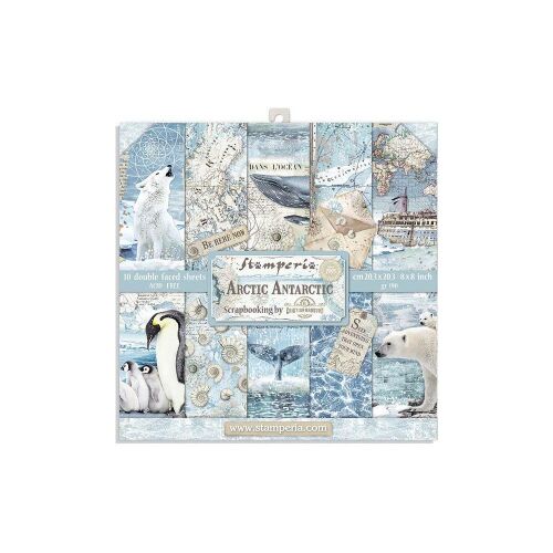 STP Paper Pad 8x8" - Arctic Antarctic