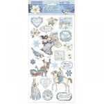 STP Chipboard-Sticker - Winter Tales 15x30 cm