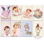 DCR Journaling Cards - Its a girl