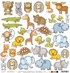 CCL Cardstock - Childhood Crayons Cute Animals