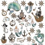 CCL Cardstock - Cut-Outs Sea Stories