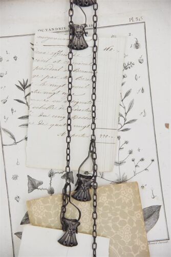 JDL Metal Art - Clips on chain dark metal