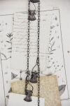 JDL Metal Art - Clips on chain dark metal 