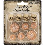 THZ Embellishment - Idea-Ology Mini Skulls & Pumpkins