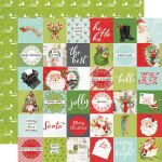 SST Cardstock - Vintage North Pole 2"X2" Elements