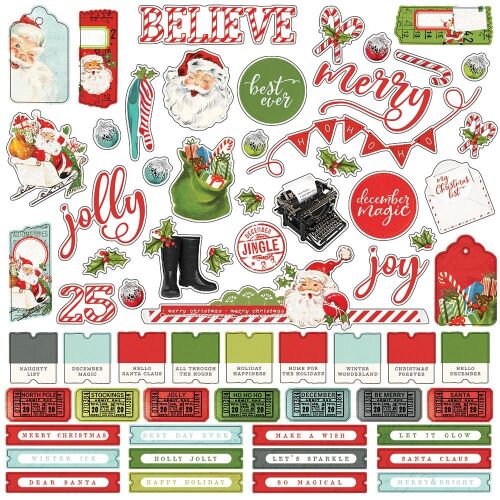 SST Sticker 12x12" - Vintage North Pole Combo