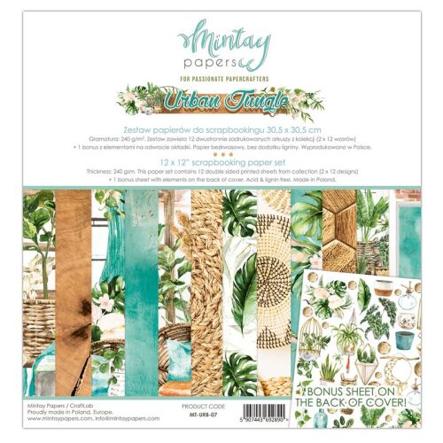 MTY Paper Pad 12"x12" - Urban Jungle