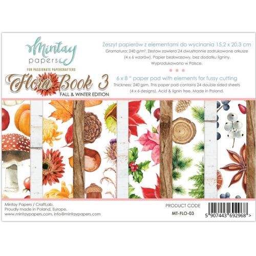 MTY Paper Pad 6"x8" - Flora Book 3