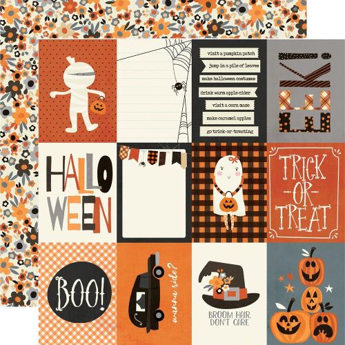 SST Cardstock - Boo Crew 3"x4" Elements