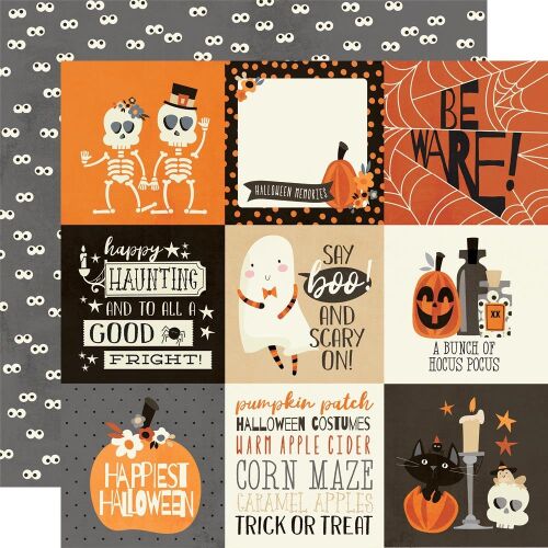 SST Cardstock - Boo Crew 4"x4" Elements