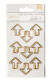 AMC Embellishments - Paper Clips/Büroklammern Arrow