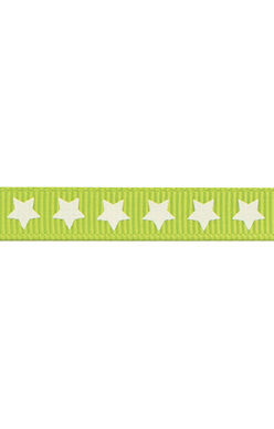 AMC Ribbon - White Stars on Green