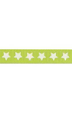 AMC Ribbon - White Stars on Green
