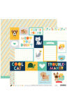 DCWV Cardstock - Playful Pets Cat & Dog