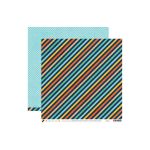 DCWV Cardstock - Playful Pets Diagonal Stripes