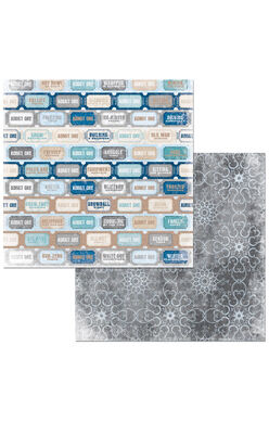 BOB Cardstock - Whiteout Cross Country Glitter Embossed