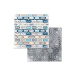 BOB Cardstock - Whiteout Cross Country Glitter Embossed