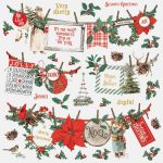 SST Sticker 12"x12" - Country Christmas 