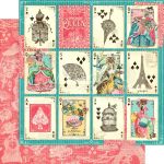 G45 Cardstock - Ephemera Queen A Winning Hand