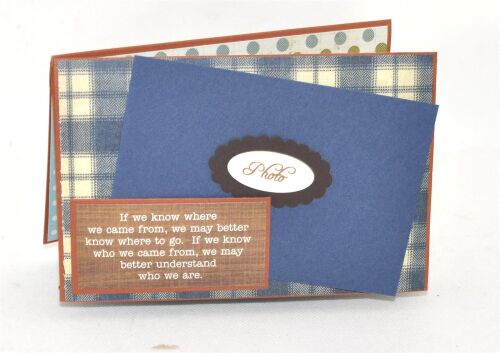 SRH Bastelkit - One-Sheet-Book Family
