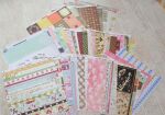 SRH Überraschungspaket 50 Bogen 12"x12" Papier/Cardstock-Mix