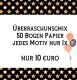 SRH Überraschungspaket 50 Bogen 12"x12" Papier/Cardstock-Mix