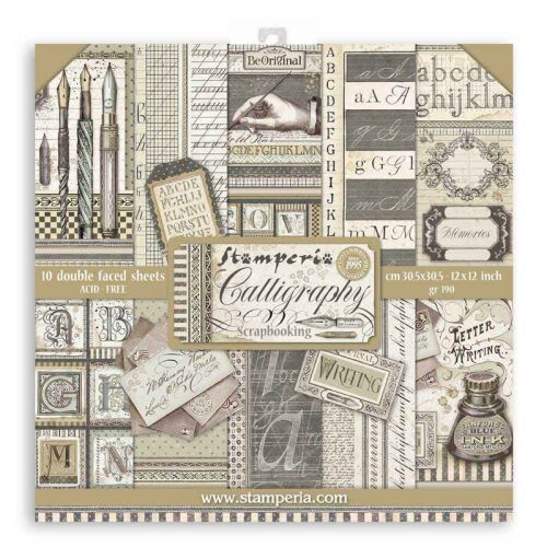STP Paper Pad 12x12" - Calligraphy