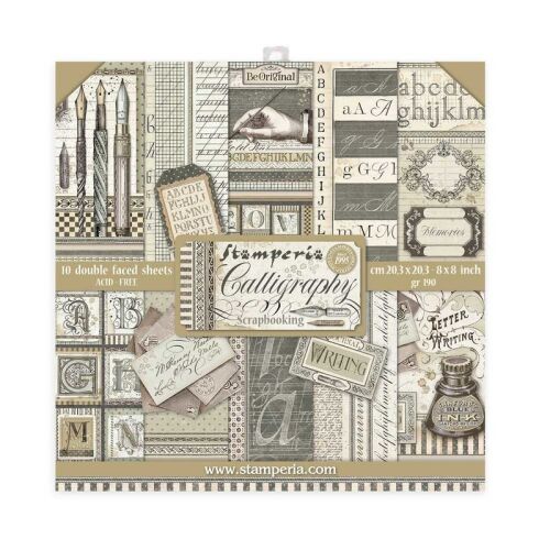 STP Paper Pad 8x8" - Calligraphy