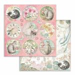 STP Paper Pad 8x8" - Orchids & Cats