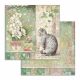 STP Paper Pad 8x8" - Orchids & Cats