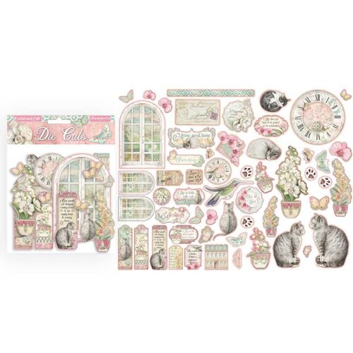 STP Die-Cuts/Ephemera/Stanzteile - Orchids & Cats