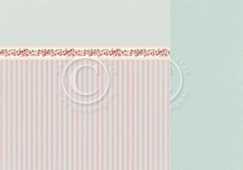 PIO Cardstock - My Dearest Sofia Cherry Linens